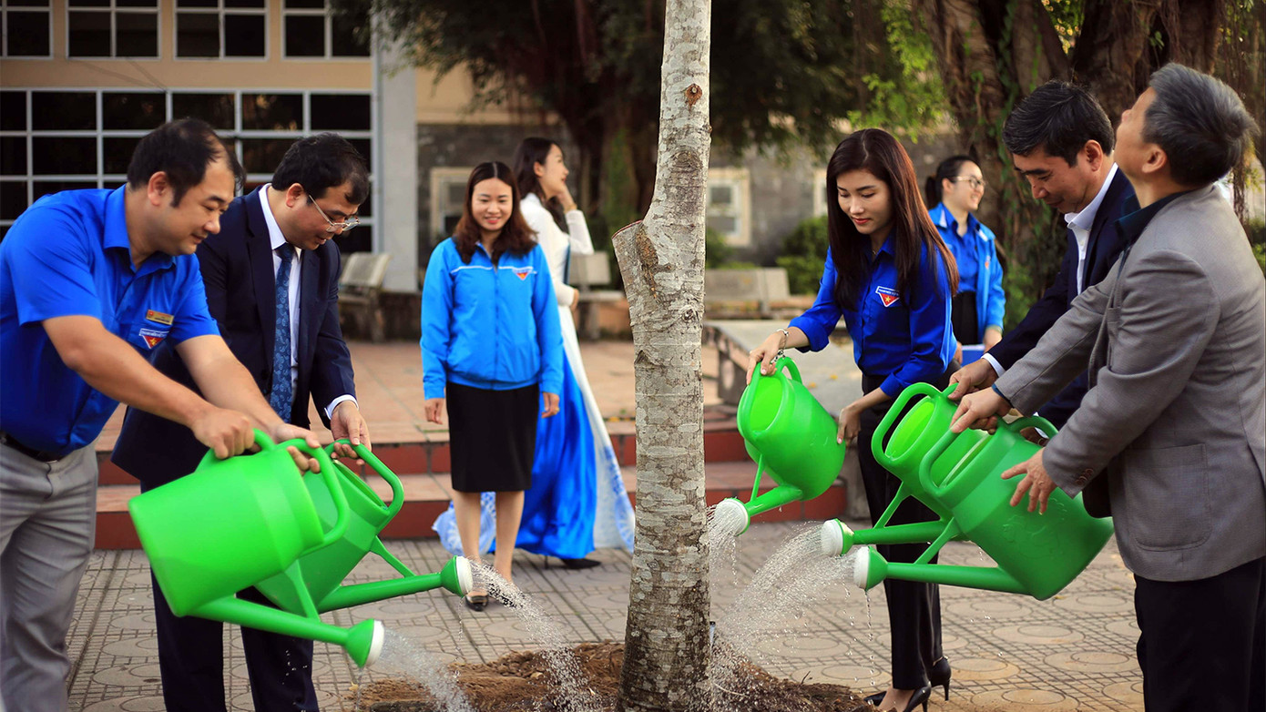 Các cấp bộ Đoàn tỉnh Hải Dương trồng 23.000 cây xanh hưởng ứng Tháng Thanh niên và Tết trồng cây.