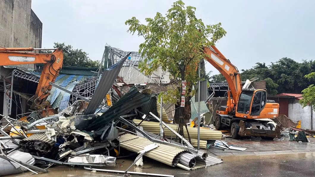 Hiện trường vụ việc.