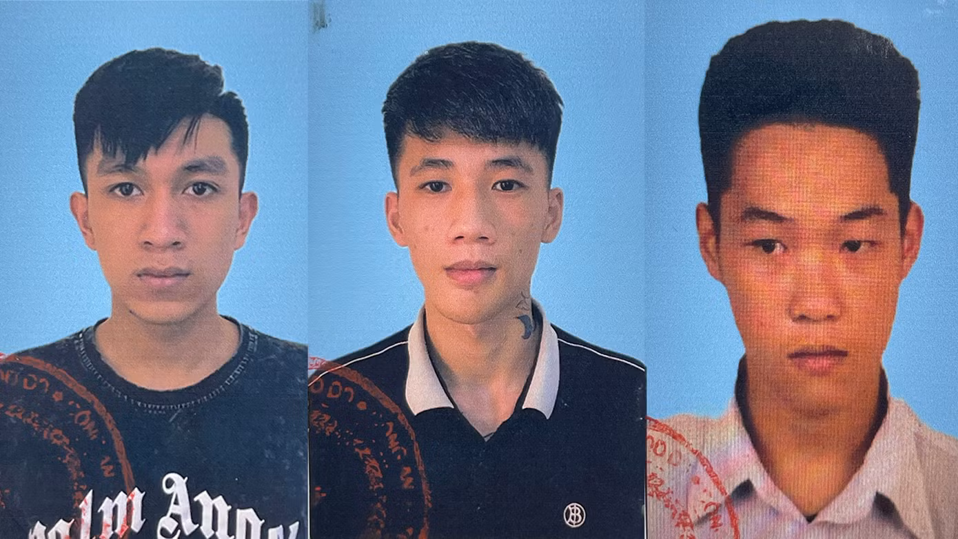 Chân dung 3 bị can bị truy nã