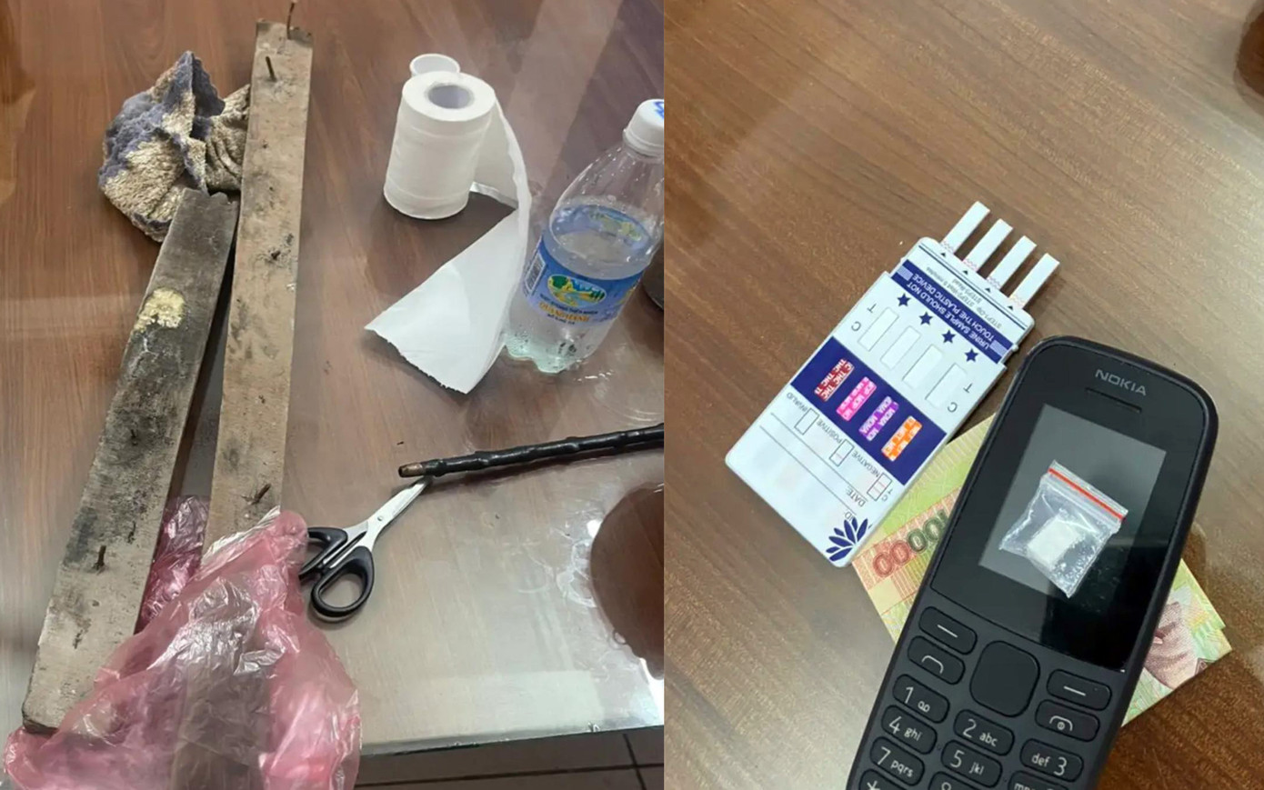 Tang vật liên quan vụ việc. Tang vật liên quan vụ việc.