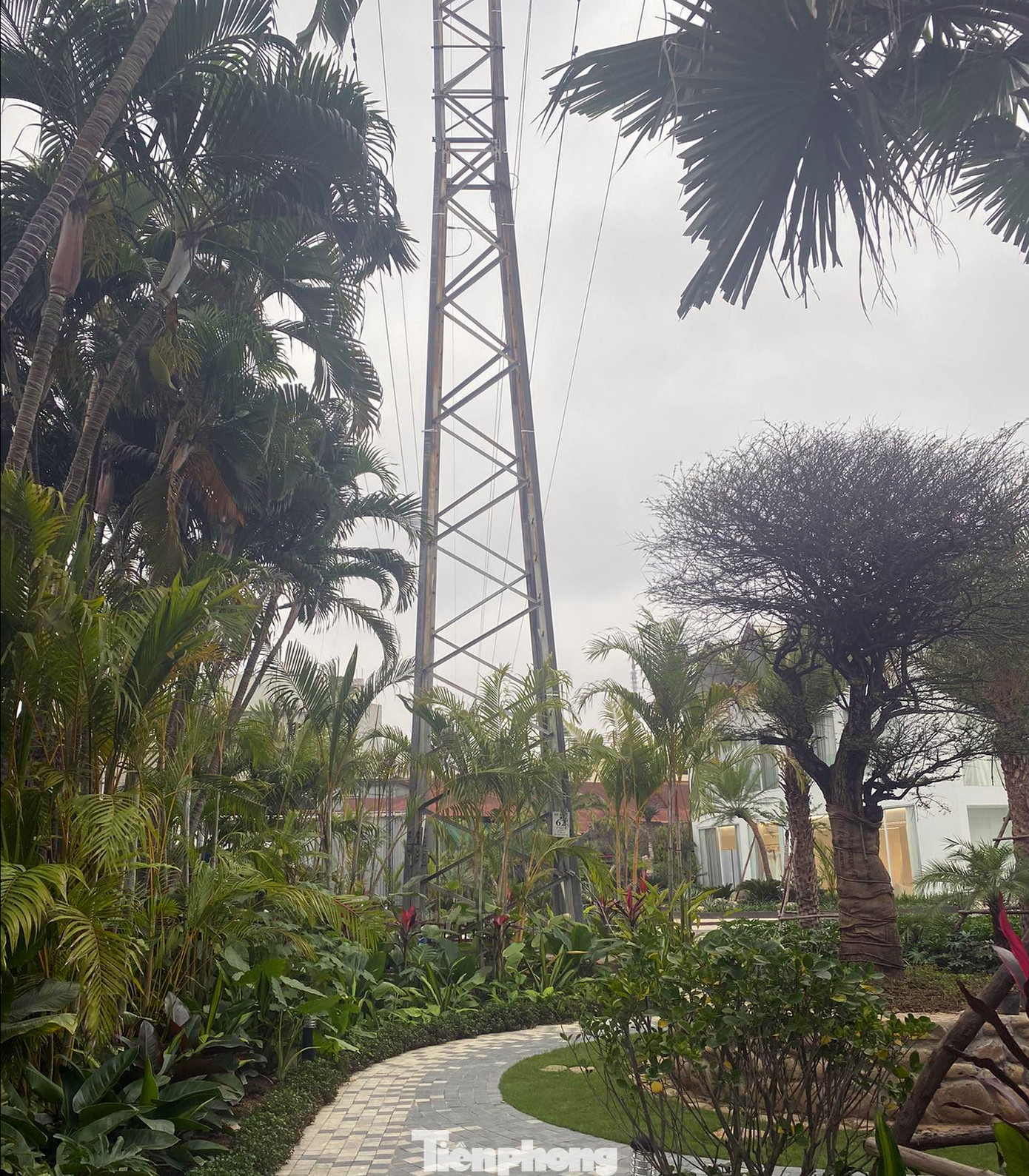 Đáng chú ý, phần diện tích dưới hành lang lưới điện rộng hàng nghìn mét không nằm trong diện tích được thuê nhưng Công ty Hồng Phát đã cho cải tạo xây dựng nhà cấp 4 để xe, nhà bảo vệ, vườn hoa...