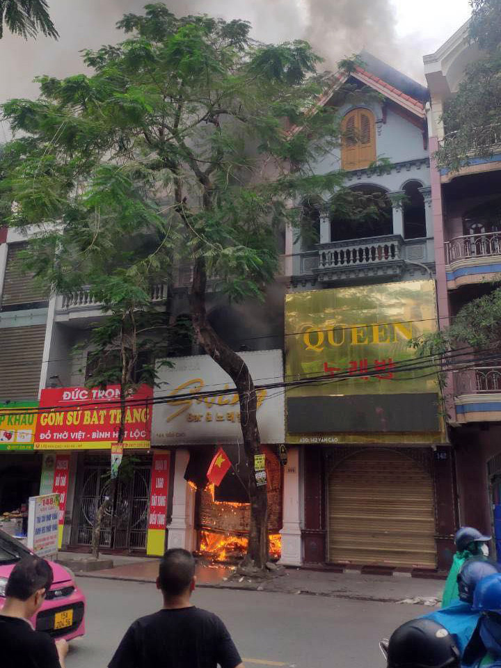 Hiện trường vụ hỏa hoạn.