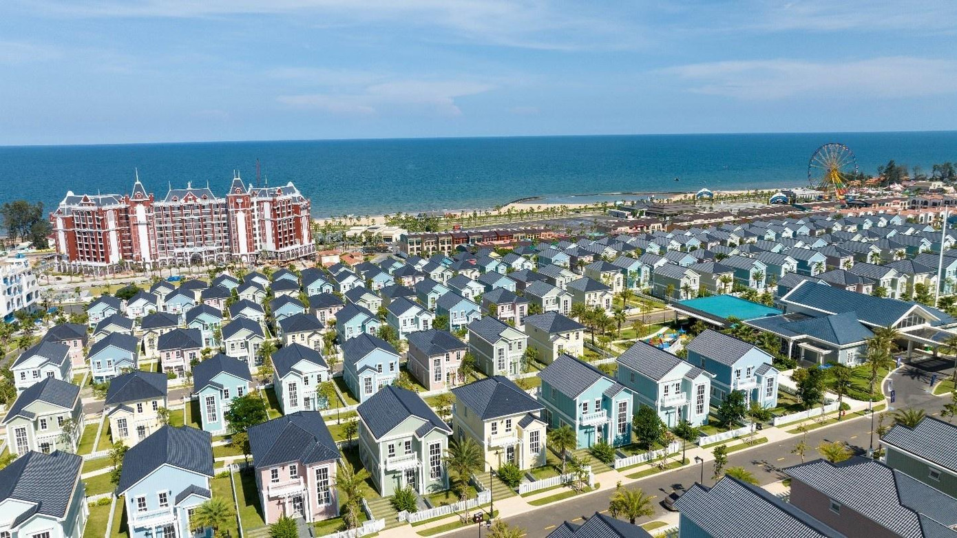 Novaland đang tập trung nguồn lực tối đa hoàn thiện các dự án trọng điểm. Ảnh: Đô thị kinh tế du lịch NovaWorld Phan Thiet.