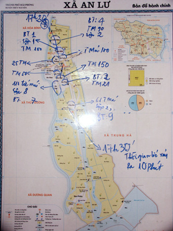 Sơ đồ cơn lốc xoáy quét qua