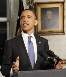 Tổng thống Mỹ Obama phát biểu ngay sau khi dự thảo được thông qua