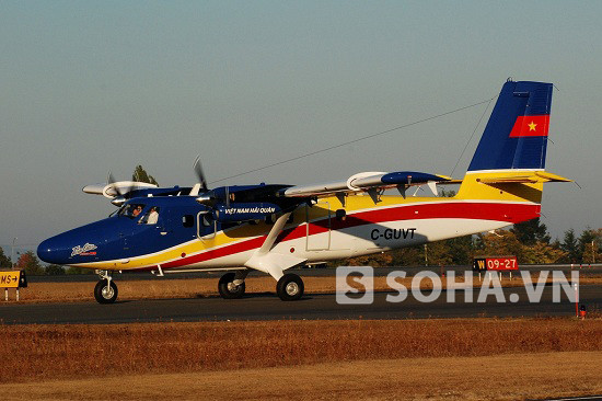 Thủy phi cơ DCH-6 Twin Otter của Việt Nam đang chạy thử