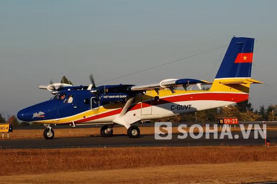 Thủy phi cơ DCH-6 Twin Otter của Việt Nam đang chạy thử