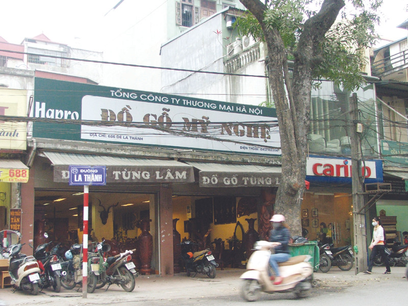 Hapro cho thuê tại địa chỉ 686 Đê La thành Ảnh: Minh Tuấn