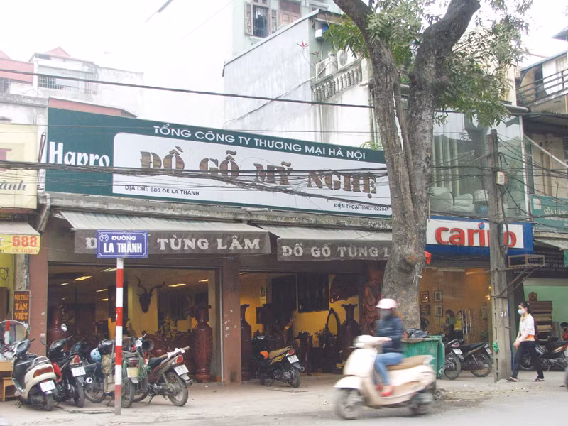 Hapro cho thuê tại địa chỉ 686 Đê La thành Ảnh: Minh Tuấn