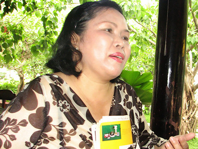 Ca sĩ Anh Đào 7-2011 Ảnh: Nguyễn Đình Quân 