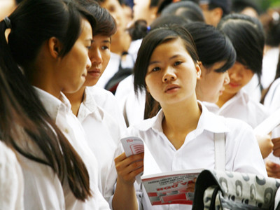 Thí sinh trong kì thi tốt nghiệp 2011. Ảnh: Đỗ Hợp. Ảnh: Đỗ Hợp