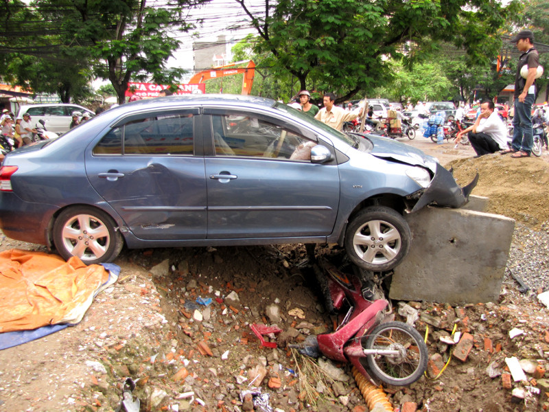 Vụ tai nạn xảy ra lúc 14h30 ngày 2-8