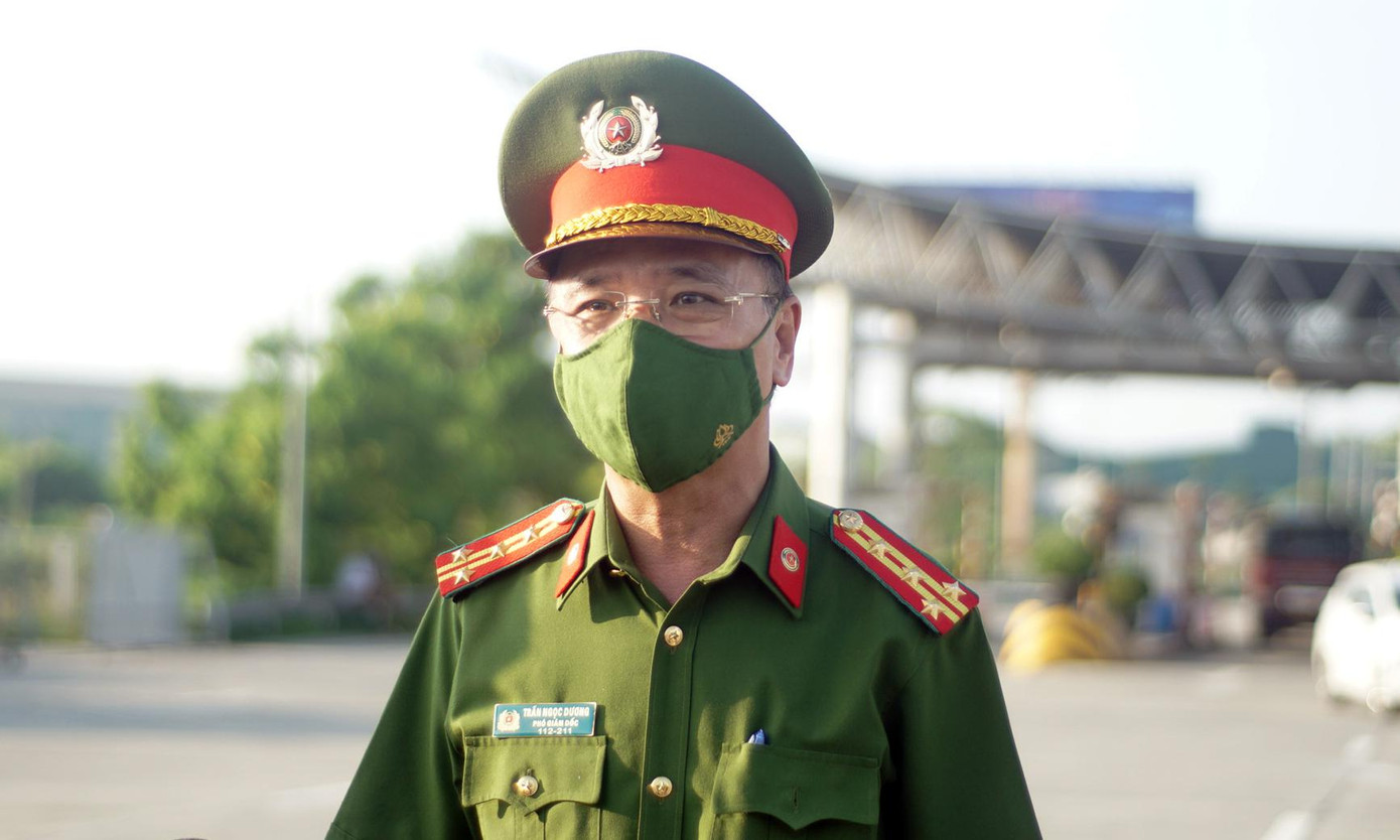 Đại tá Trần Ngọc Dương - Phó Giám đốc Công an TP Hà Nội. Ảnh: Thanh Hà.