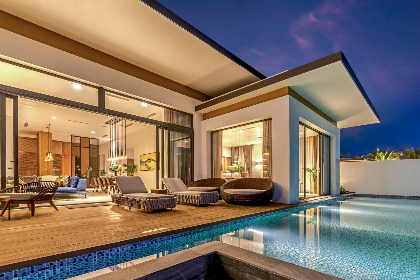 100% biệt thự tại Mövenpick Villas & Residences Phú Quốc đều có bể bơi. 100% biệt thự tại Mövenpick Villas & Residences Phú Quốc đều có bể bơi.