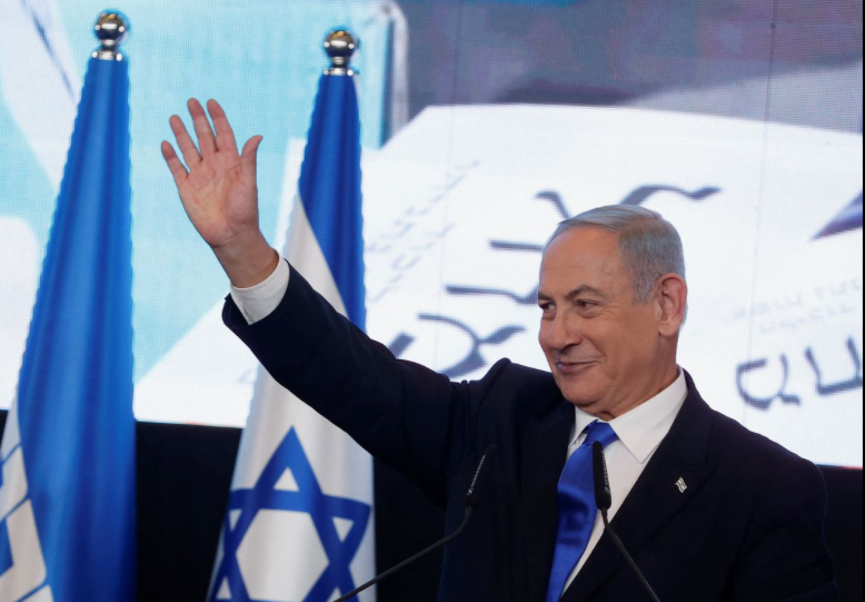 Cựu Thủ tướng Israel Benjamin Netanyahu sẽ trở lại cầm quyền. (Ảnh: Reuters)
