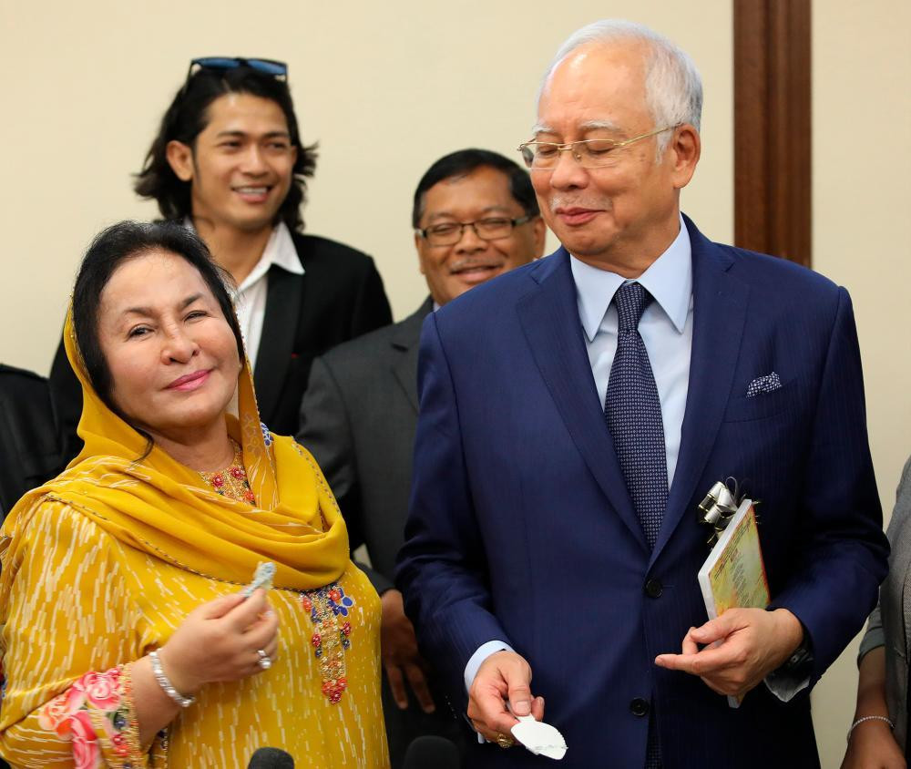 Vợ chồng cựu Thủ tướng Najib Razak Vợ chồng cựu Thủ tướng Najib Razak