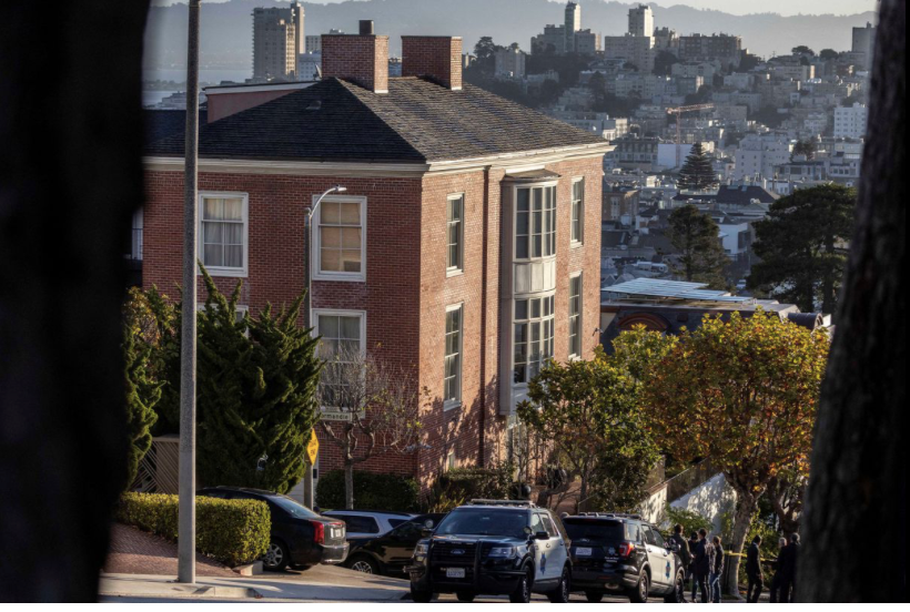 Nhà riêng của vợ chồng bà Pelosi ở San Francisco. (Ảnh: Reuters) Nhà riêng của vợ chồng bà Pelosi ở San Francisco. (Ảnh: Reuters)