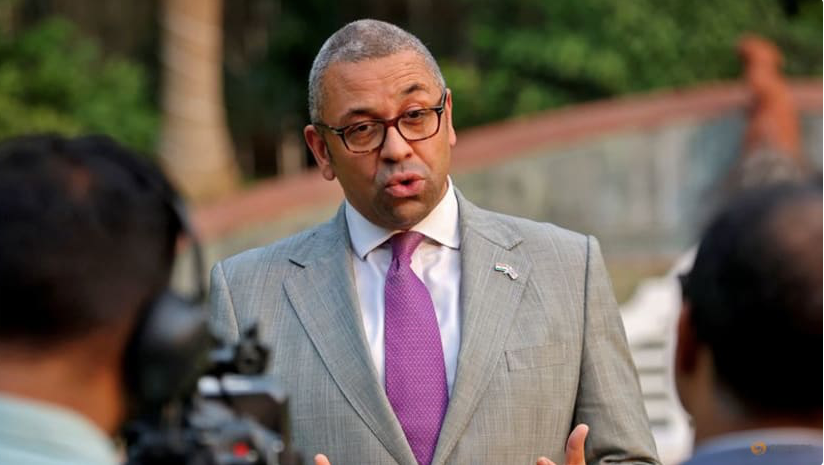 Ngoại trưởng Anh James Cleverly. (Ảnh: Reuters)