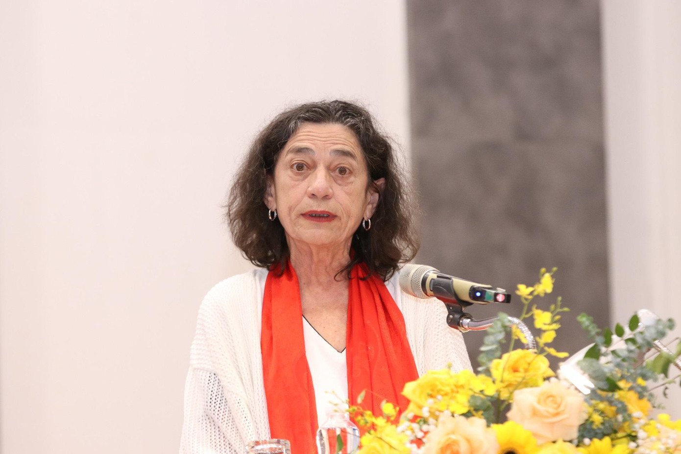 Bà Socorro Gomes Coelho - nguyên Chủ tịch Hội đồng Hòa bình thế giới. (Ảnh: Như Ý) Bà Socorro Gomes Coelho - nguyên Chủ tịch Hội đồng Hòa bình thế giới. (Ảnh: Như Ý)