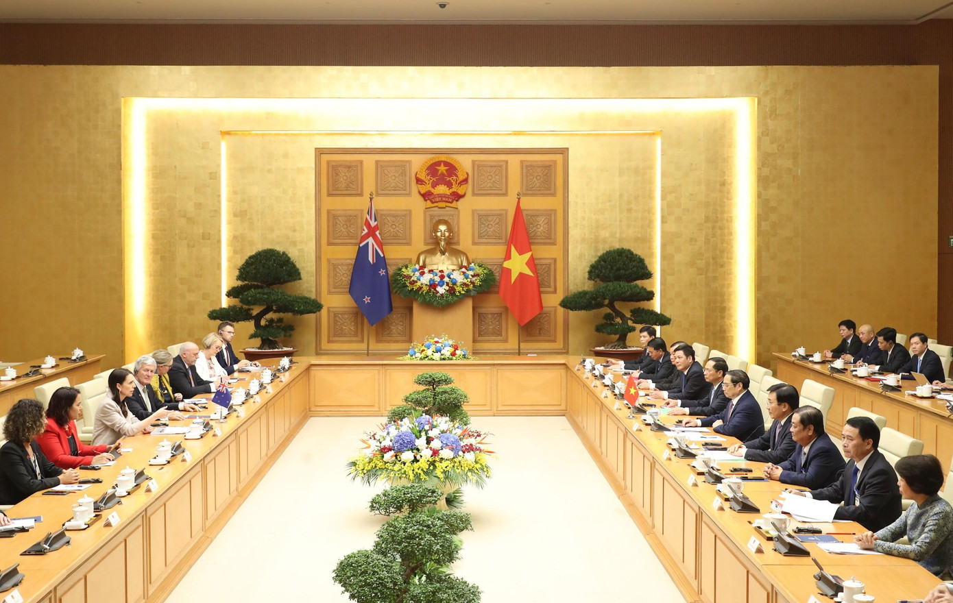 Trong phòng hội đàm. (Ảnh: Nhật Minh)