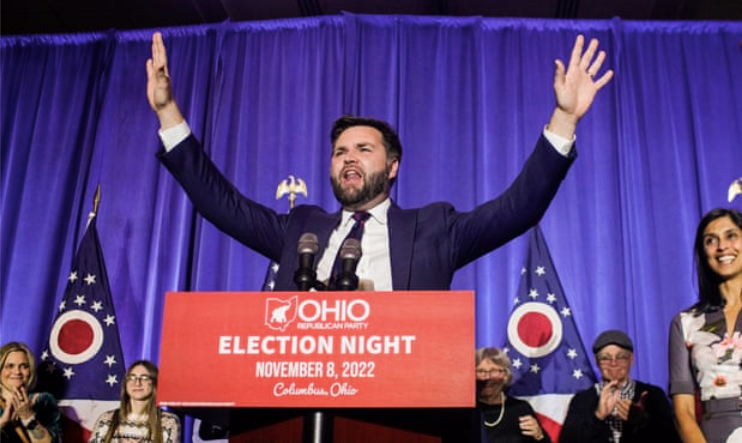 JD Vance phát biểu trước các cử tri Ohio ngày 8/11. (ảnh: Getty) JD Vance phát biểu trước các cử tri Ohio ngày 8/11. (ảnh: Getty)