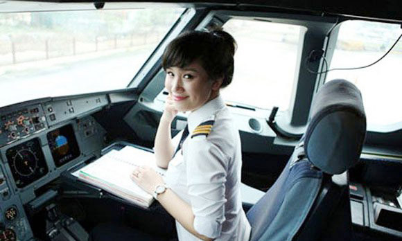 Trần Trang Nhung, nữ cơ phó Airbus 321 