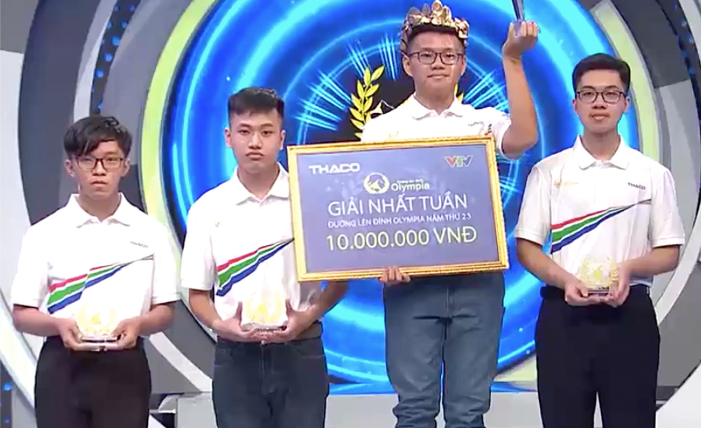 Hứa Gia Huy giành vòng nguyệt quế của cuộc thi. Hứa Gia Huy giành vòng nguyệt quế của cuộc thi.