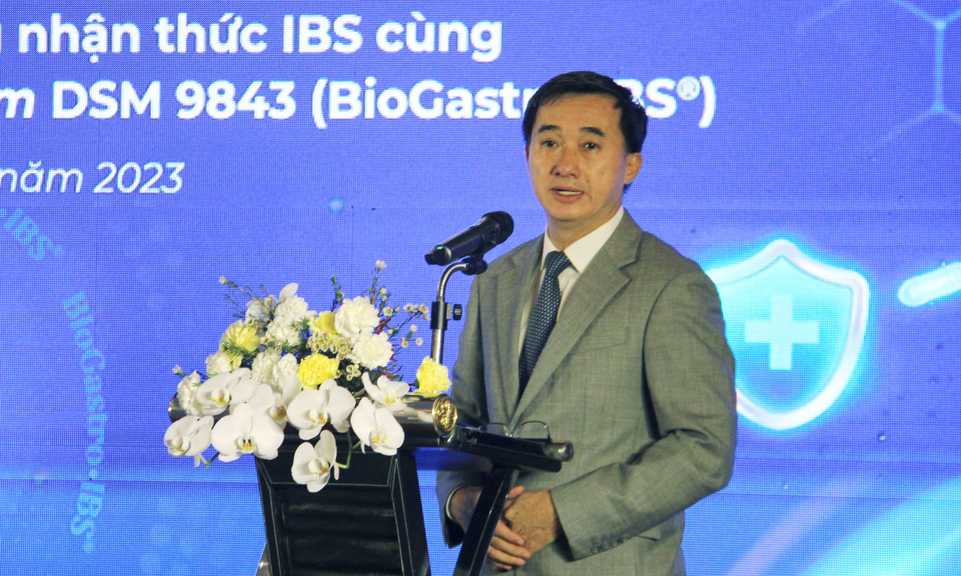 Thứ trưởng Bộ Y tế Trần Văn Thuấn phát biểu tại chương trình. Ảnh: CTV