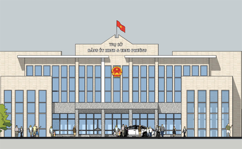 Hà Nội muốn khoác 'đồng phục' cho gần 500 trụ sở phường xã ảnh 1