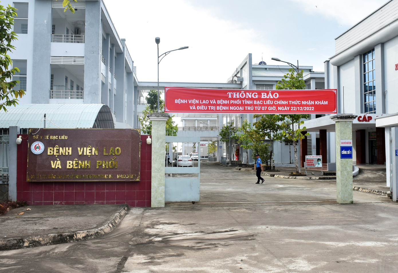 Bệnh viện Lao và Bệnh phổi tỉnh Bạc Liêu nhận bệnh và điều trị bệnh ngoại trú từ 22/12.