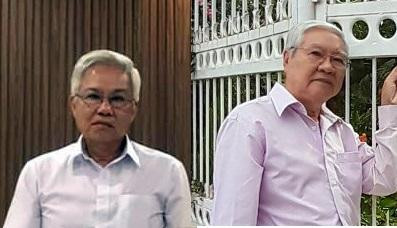 Bị can Nguyễn Việt Hùng (trái) và Nguyễn Quốc Định. Bị can Nguyễn Việt Hùng (trái) và Nguyễn Quốc Định.