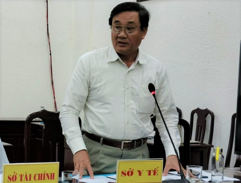 Ông Trần Hoài Đảo, Phó Giám đốc Sở Y tế tỉnh Bạc Liêu thông tin tại cuộc họp báo quý III/2022. Ông Trần Hoài Đảo, Phó Giám đốc Sở Y tế tỉnh Bạc Liêu thông tin tại cuộc họp báo quý III/2022.