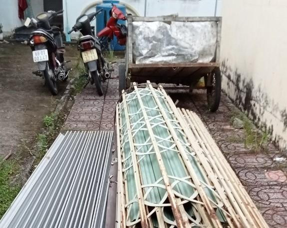 Tang vật cơ quan công an thu giữ được. Tang vật cơ quan công an thu giữ được.