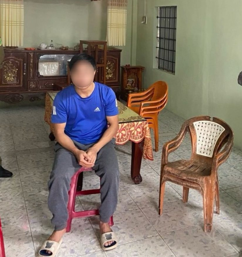 Hung thủ Nguyễn Tấn Lộc sau gây án Hung thủ Nguyễn Tấn Lộc sau gây án