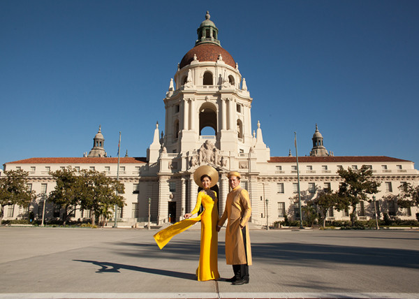 Ngọc Quyên tung ảnh cưới với áo dài trên đất Mỹ ảnh 6