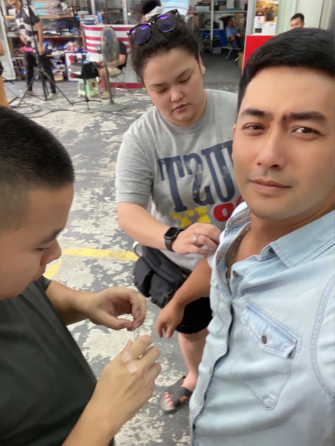 Bảo Anh ở hậu trường "Năm tháng bên nhau". Bảo Anh ở hậu trường "Năm tháng bên nhau".