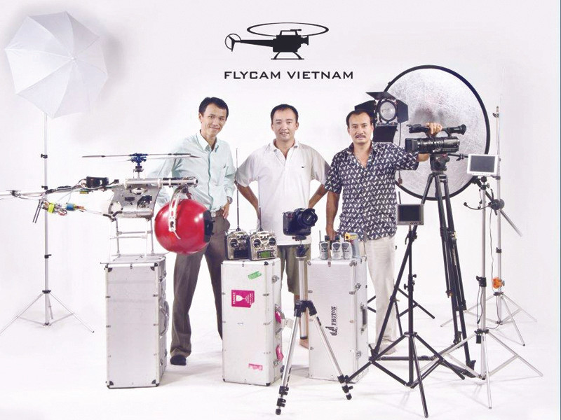 Từ trái qua phải: Lê Trung - Nam Hải - Tuấn Anh. Ảnh: Flycam Vietnam