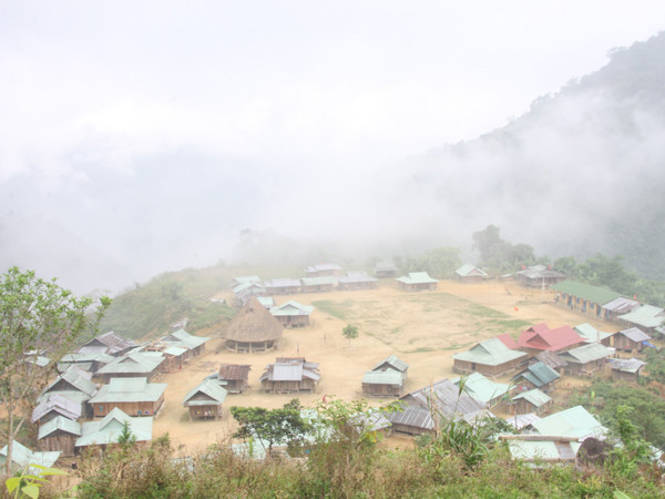 Thôn A Roi xã Gary. Ảnh: Lê Trung Việt. Thôn A Roi xã Gary Ảnh: Lê Trung Việt