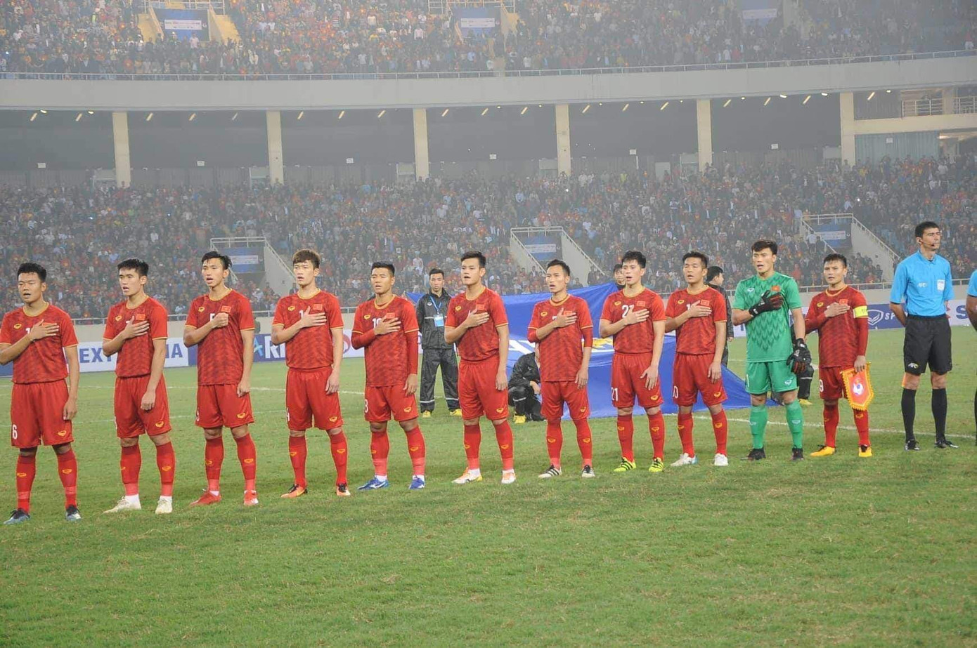 Việt Hưng, Tiến Linh giúp U23 Việt Nam thắng trận thủy chiến với Myanmar ảnh 1 Việt Hưng, Tiến Linh giúp U23 Việt Nam thắng trận thủy chiến với Myanmar ảnh 1