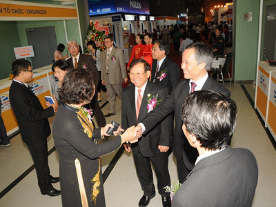 Quang cảnh Hội chợ Vietnam Expo tại TP.HCM