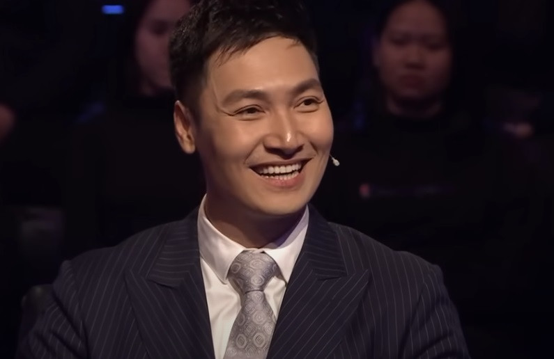 Mạnh Trường trong chương trình Ai là triệu phú. Ảnh: Chụp màn hình. Mạnh Trường trong chương trình Ai là triệu phú. Ảnh: Chụp màn hình.