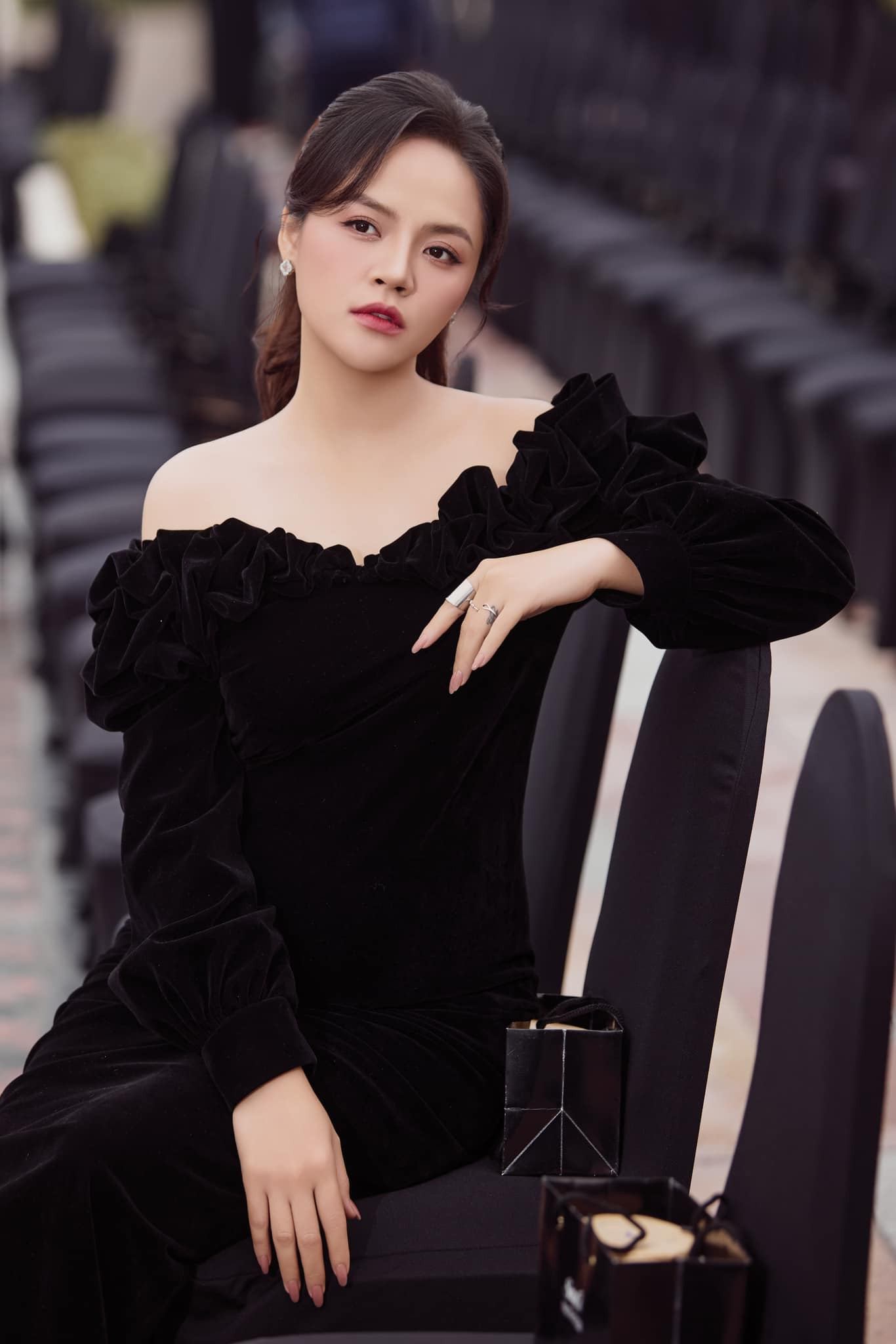 Thu Quỳnh cho biết cô hạnh phúc với quyết định làm mẹ đơn thân của mình.