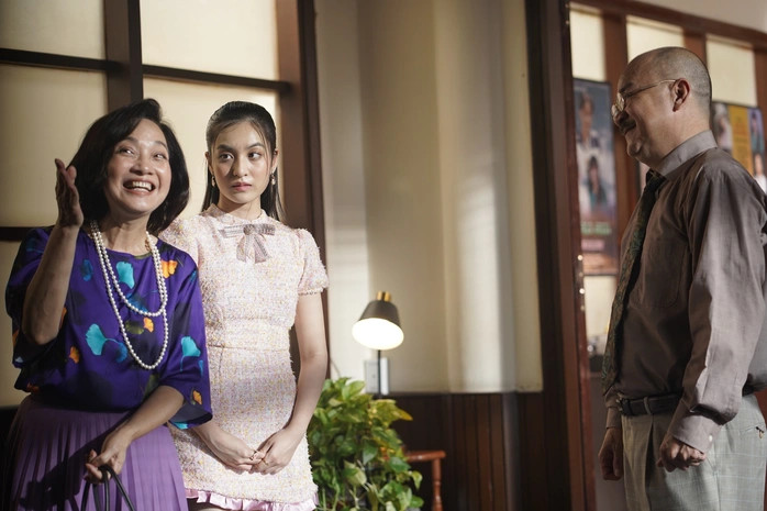 Tạo hình NSND Lê Khanh trong phim Fanti.