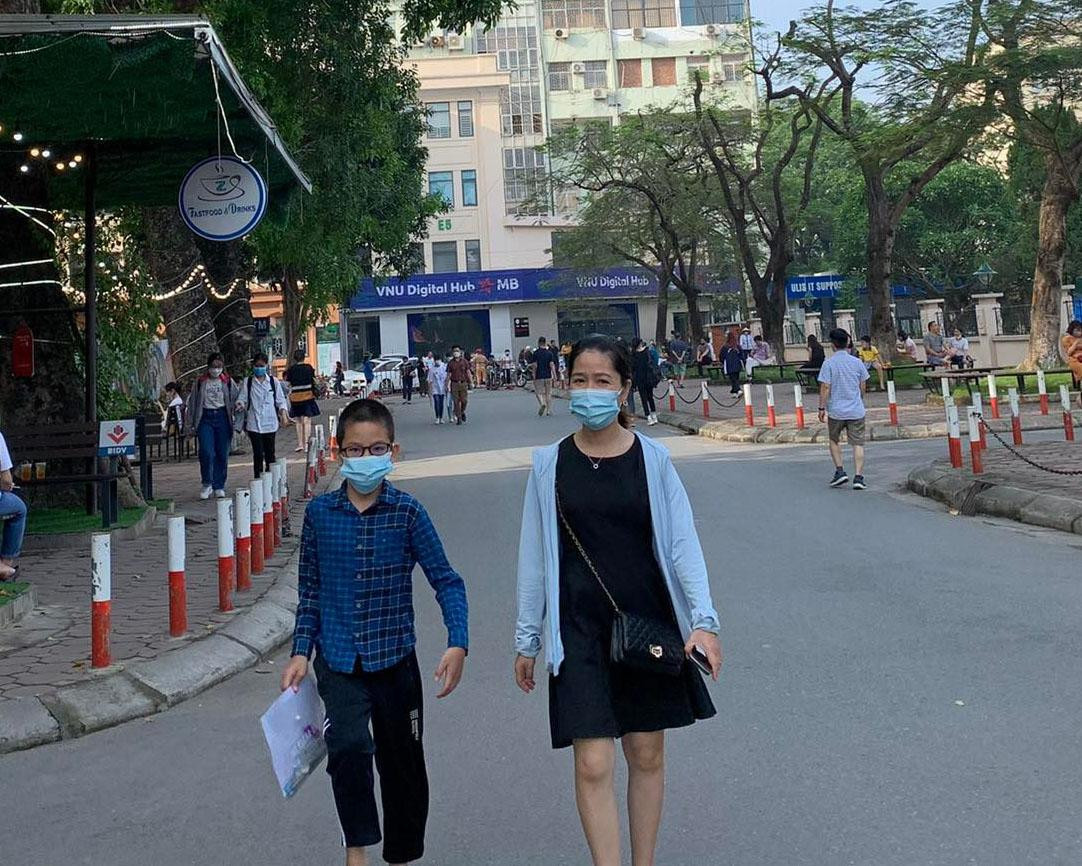 Sáng nay 1/6, Trường THCS Ngoại Ngữ, ĐH Ngoại Ngữ (ĐHQG Hà Nội) tổ chức kiểm tra, đánh giá năng lực học sinh để tuyển sinh lớp 6