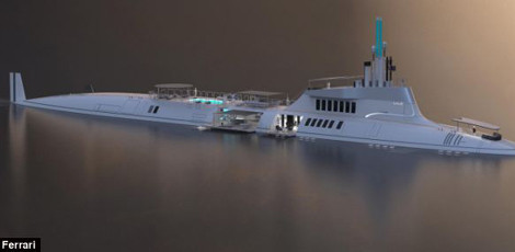 Mẫu thiết kế du thuyền tàu ngầm dành cho giới siêu giàu của công ty Studio Motion Code