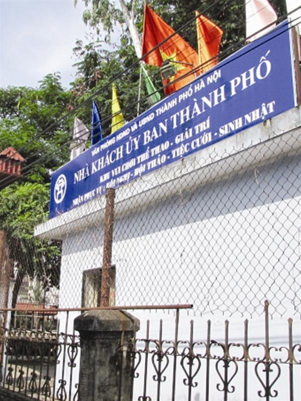 Dự án nhà khách của thành phố Hà Nội đang bị treo