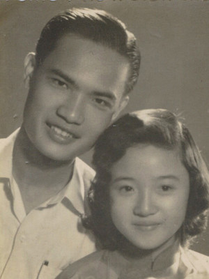 Nhạc sỹ Thanh Sơn và vợ thời trẻ
