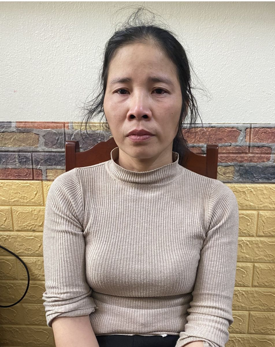 Lương Thị Xuân. Ảnh do Công an Thanh Hoá cung cấp.