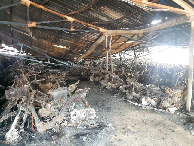 Hiện trường vụ cháy.