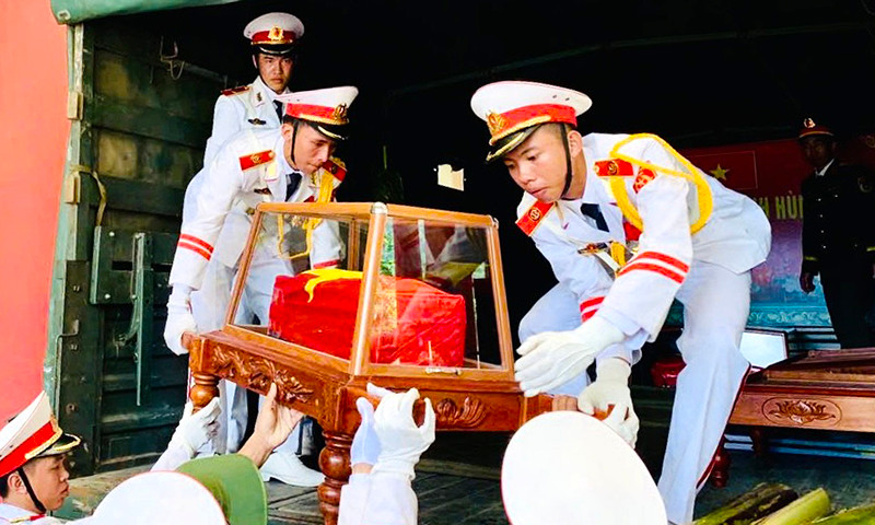 17 hài cốt liệt sỹ được quy tập trong mùa khô 2024-2025.